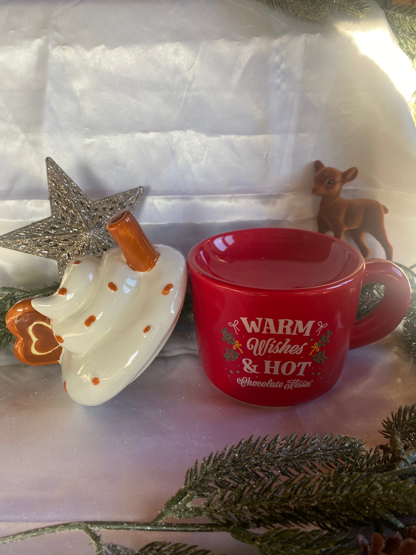 Brûleur tasse chocolat chaud