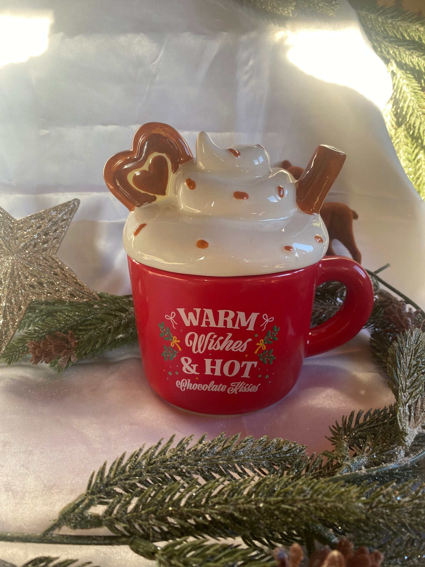 Brûleur tasse chocolat chaud