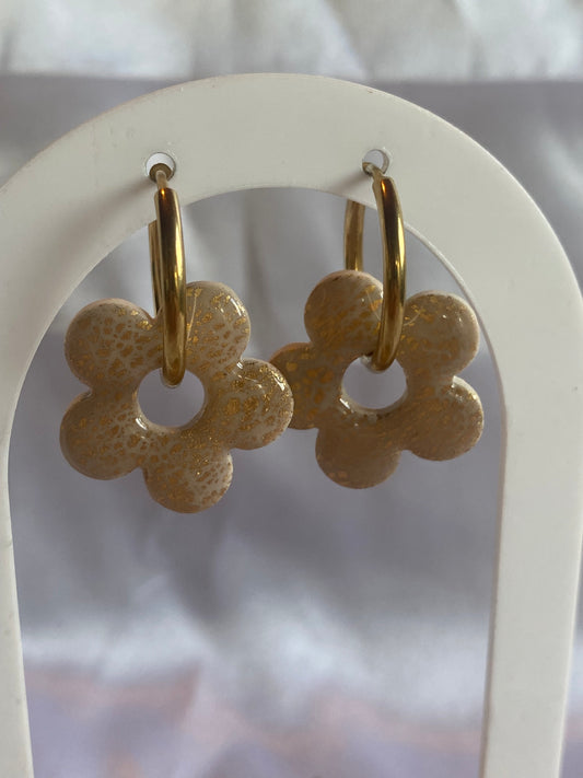 Pampilles Flora beige / or